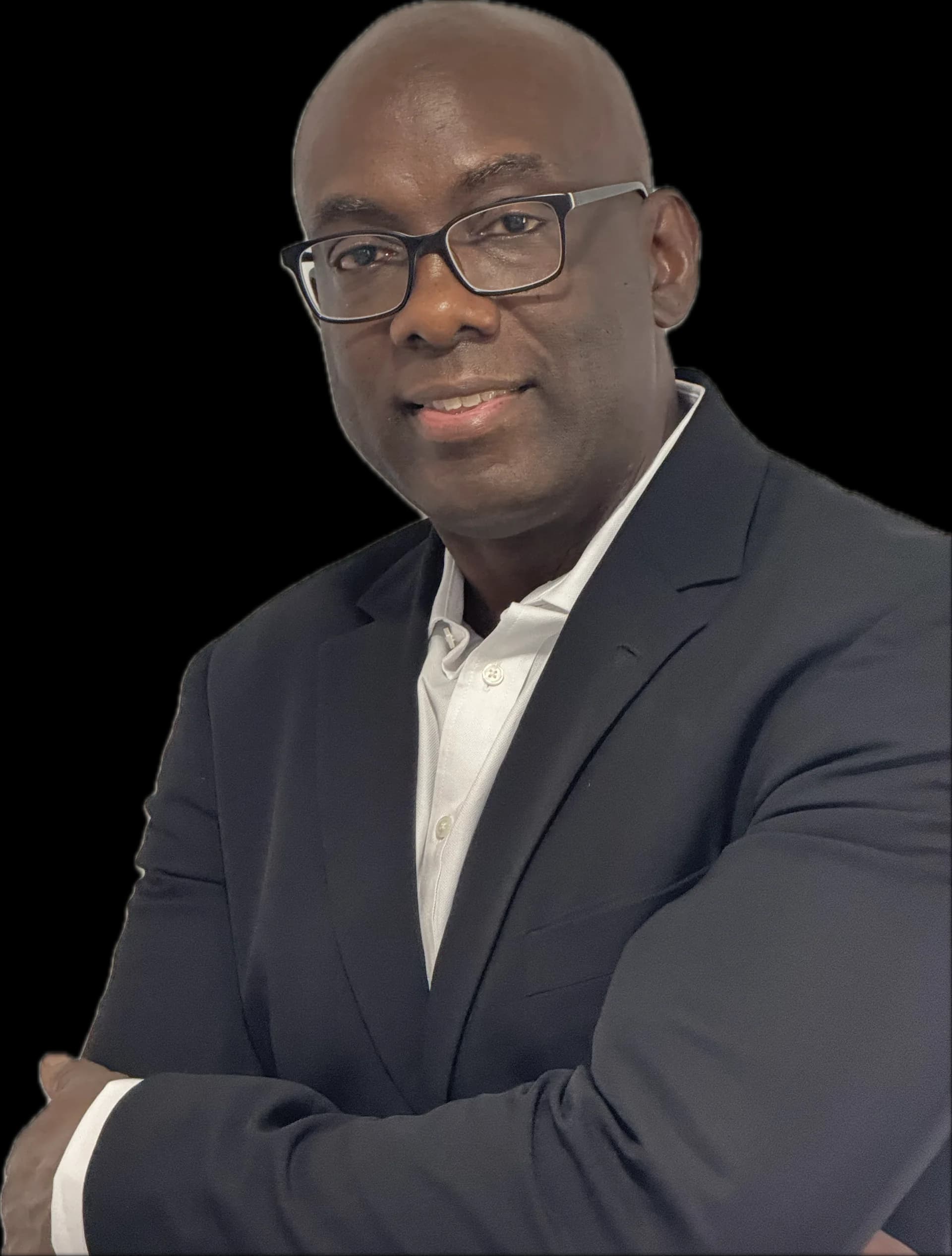 Rashan Thompson delivering a presentation